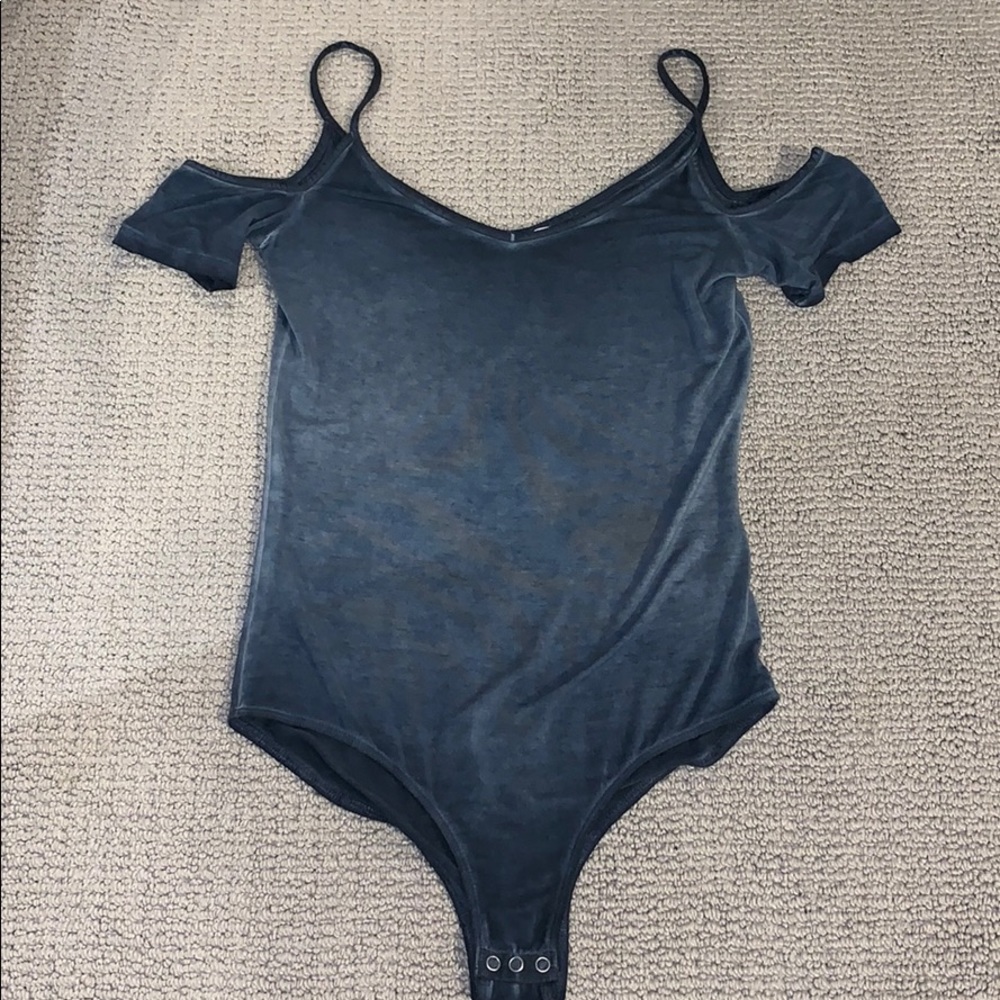 Cold shoulder body suit